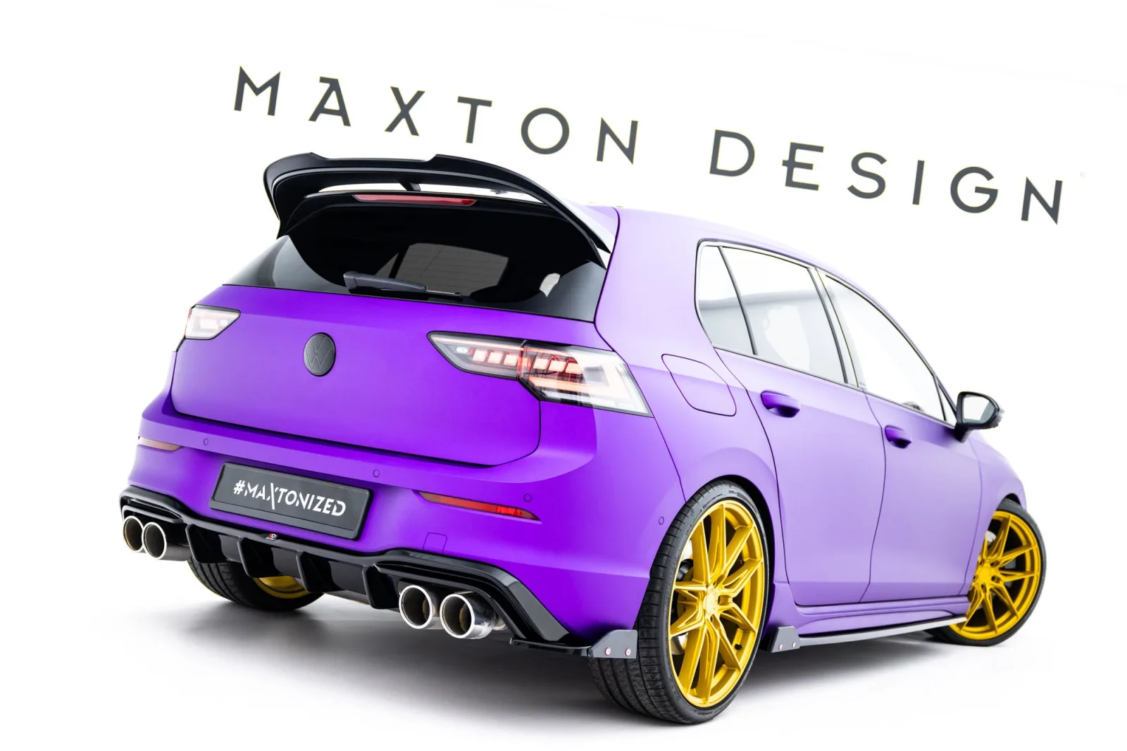 Rear Valance V.2 compatible with Volkswagen Golf R Hatchback Mk8 Facelift