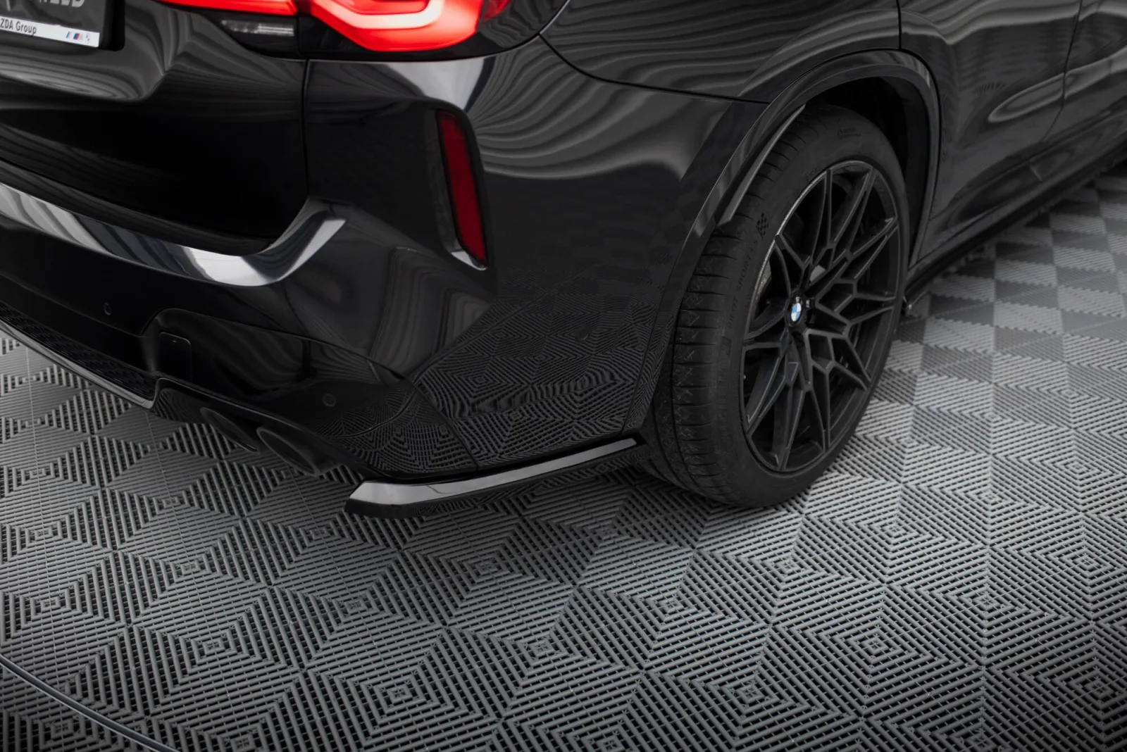 Rear Side Splitters V.1 compatible with BMW X3 M F97 / F97 Facelift