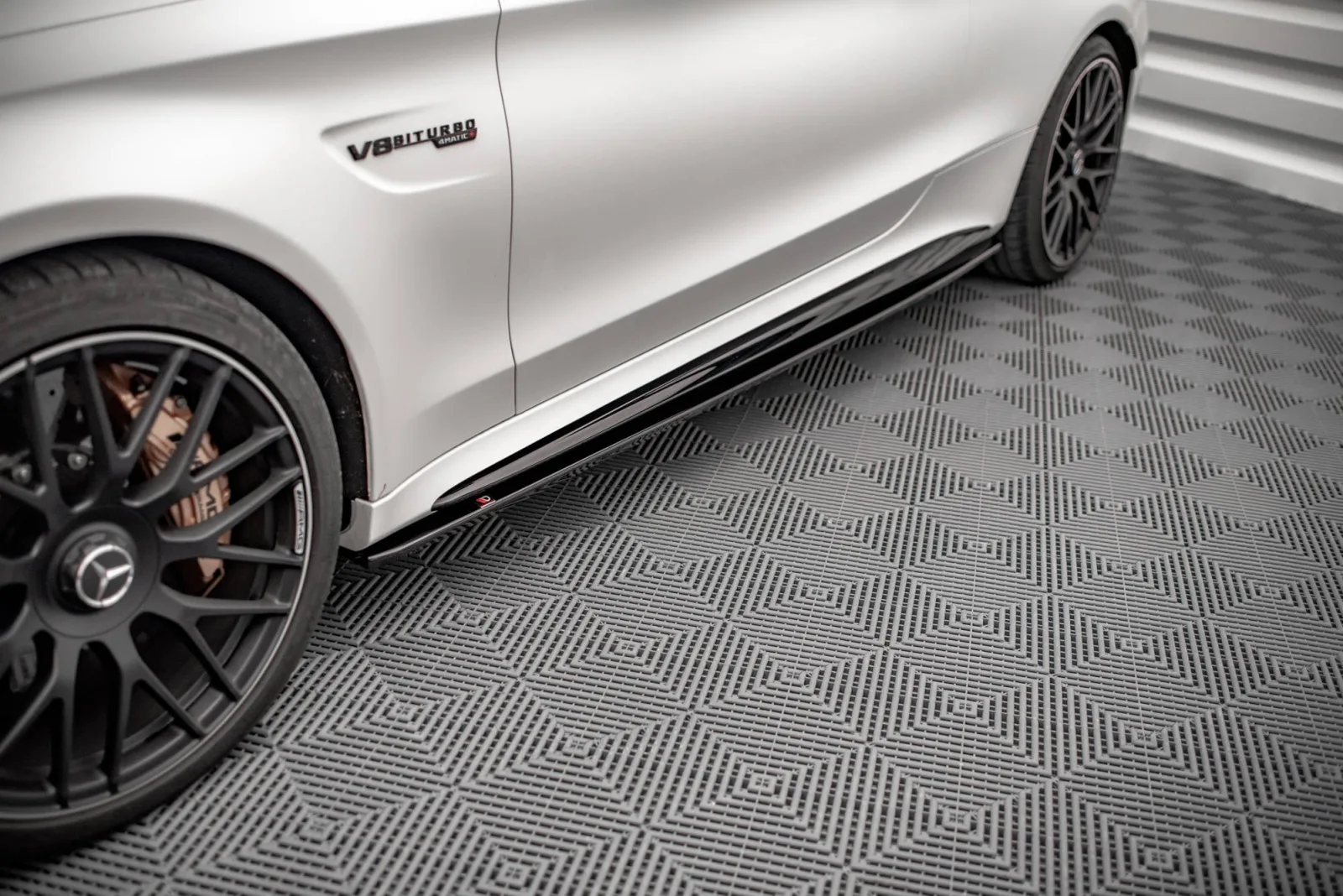 Side Skirts Diffusers V.1 compatible with Mercedes-AMG C 63AMG Coupe C205 Facelift