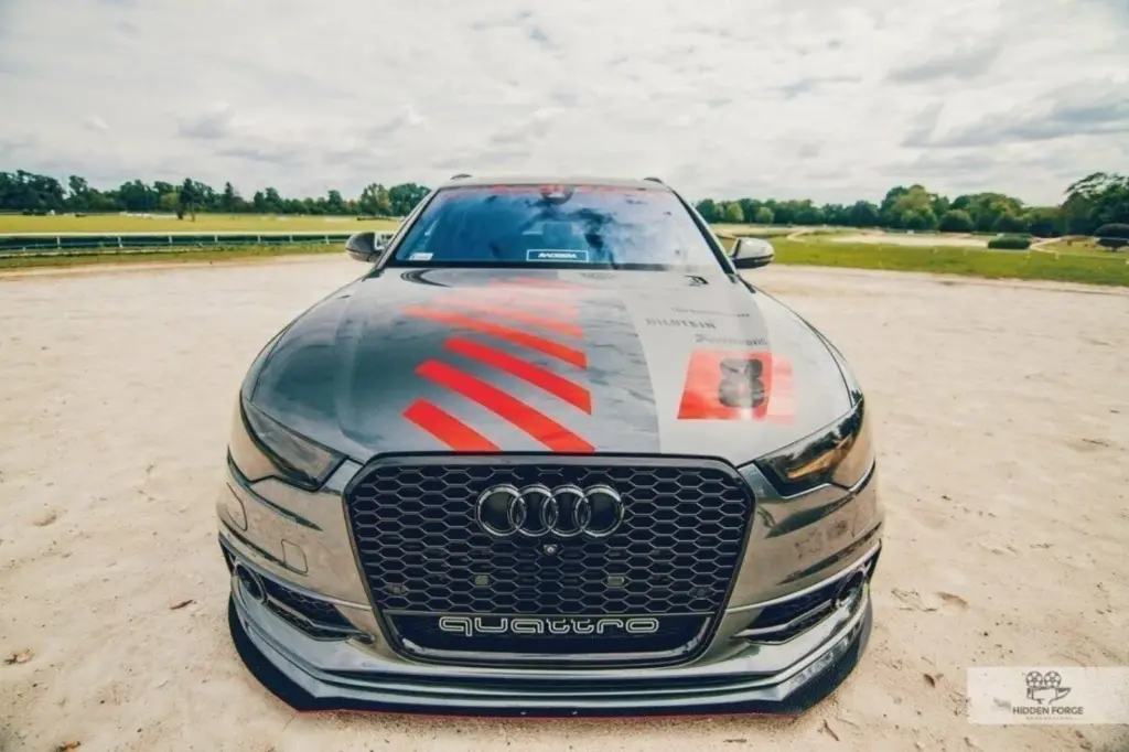 Front Splitter Racing compatible with Audi A6 S-Line C7 (2 Splitters)