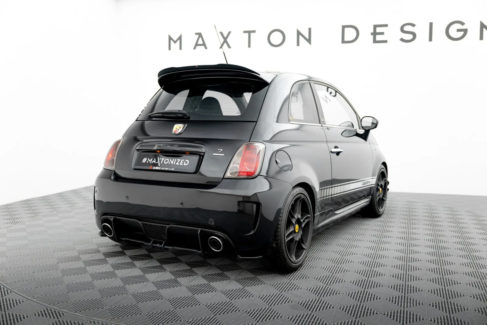Rear Diffuser Street Pro compatible with Abarth 500 Mk1