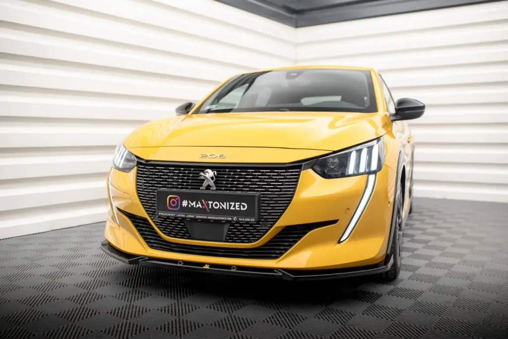 Front Splitter V.1 compatible with Peugeot 208 GT Mk2