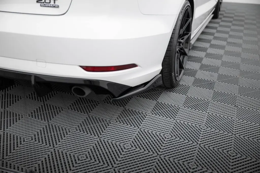 Rear Side Splitters V.2 compatible with Audi A3 Sedan 8V Facelift