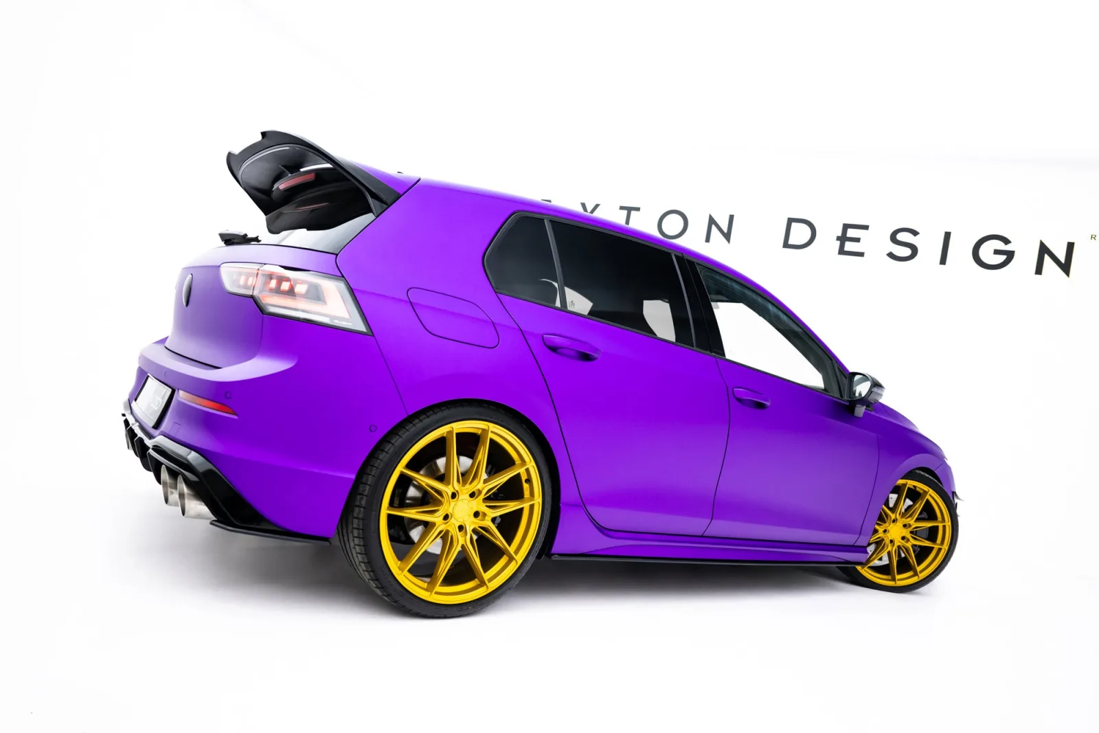Side Skirts Diffusers Street Pro compatible with Volkswagen Golf R Hatchback Mk8 Facelift