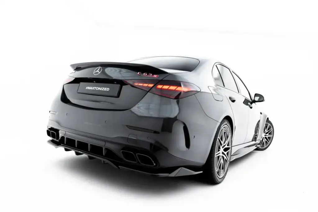 Rear Splitter (With Diffuser) compatible with Mercedes-AMG C63 Sedan / Estate W206 / S206