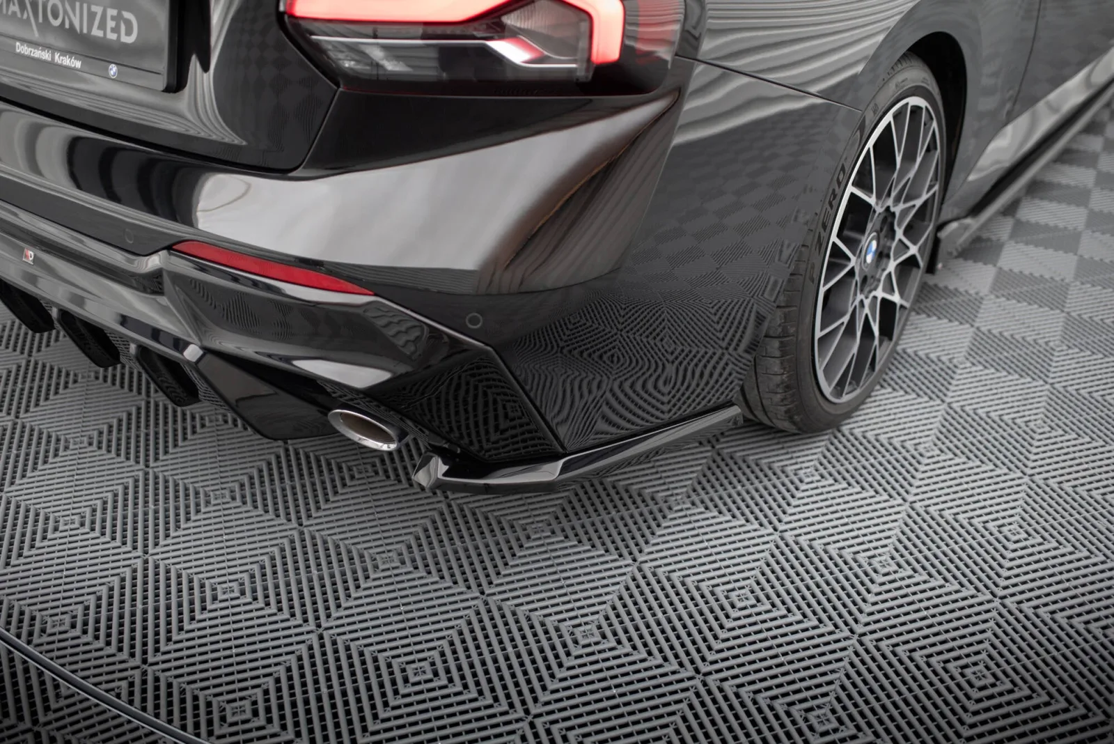 Rear Side Splitters V.3 compatible with BMW 2 G42