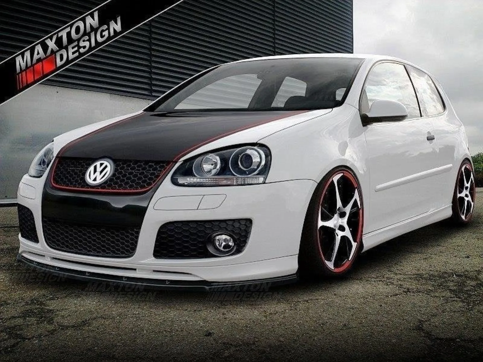 Front Splitter compatible with VW Golf 5 GTI Votex