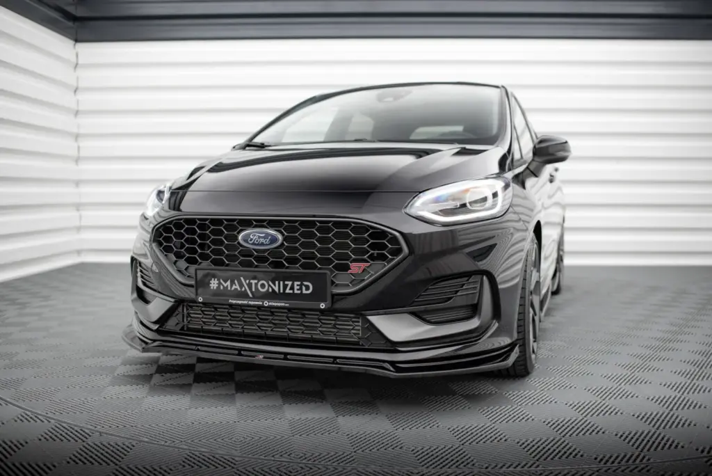 Front Splitter V.4 compatible with Ford Fiesta ST / ST-line Mk8 Facelift