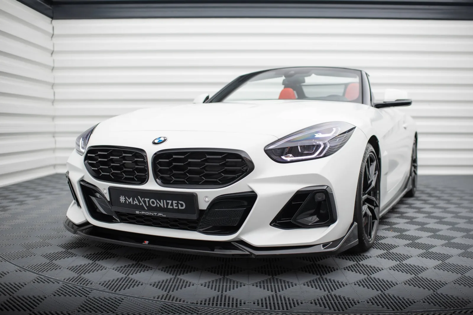 Front Splitter V.3 compatible with BMW Z4 M40i / M-Pack G29 Facelift