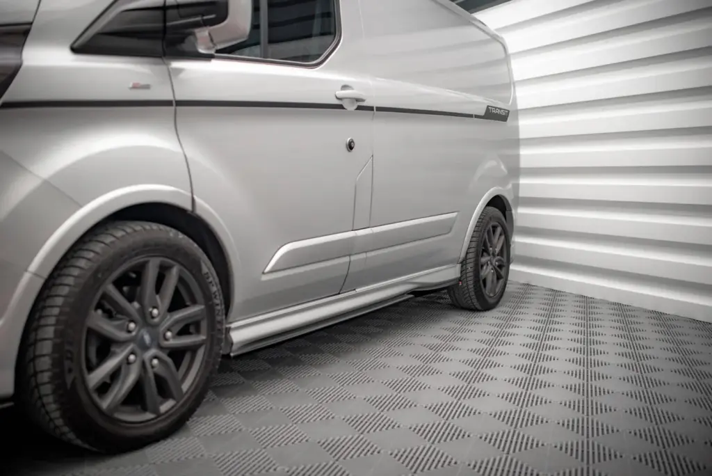 Side Skirts Diffusers compatible with Ford Transit Custom ST-Line Mk1 Facelift