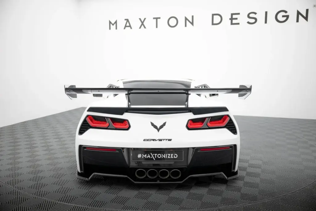 Carbon Spoiler With Top Mounts compatible with Chevrolet Corvette Stingray / Grand Sport C7