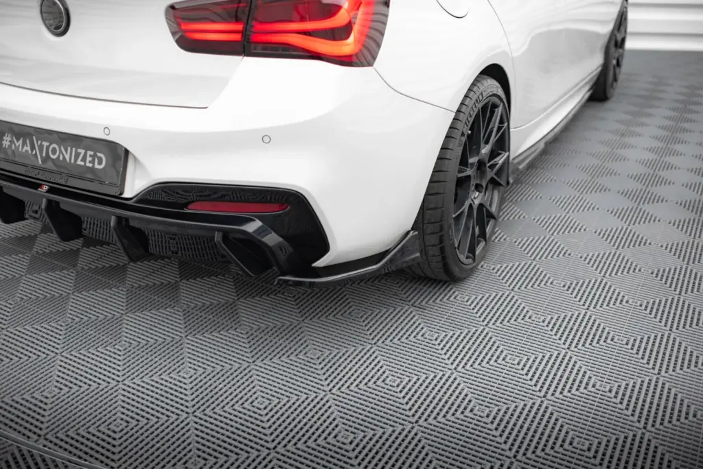Rear Side Splitters (for valance V.3) compatible with BMW 1 M-Pack / M140i F20 Facelift