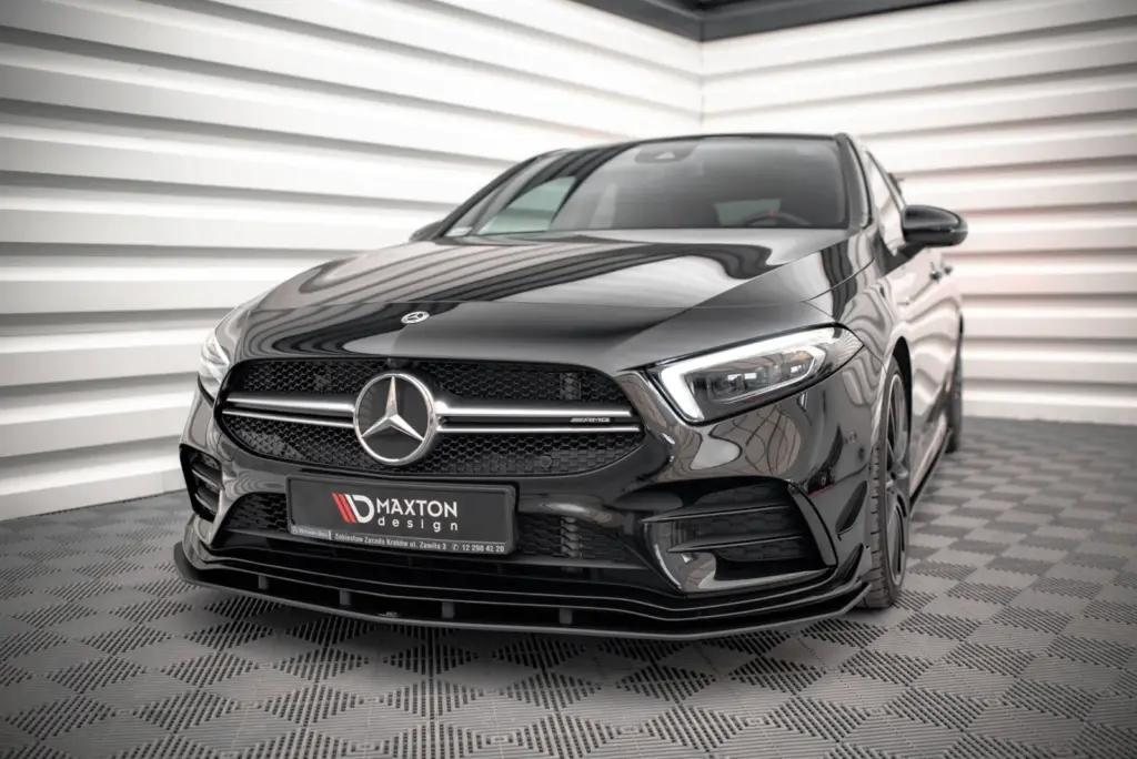 Front Splitter Street Pro compatible with Mercedes A35 AMG / AMG-Line Aero Pack W177