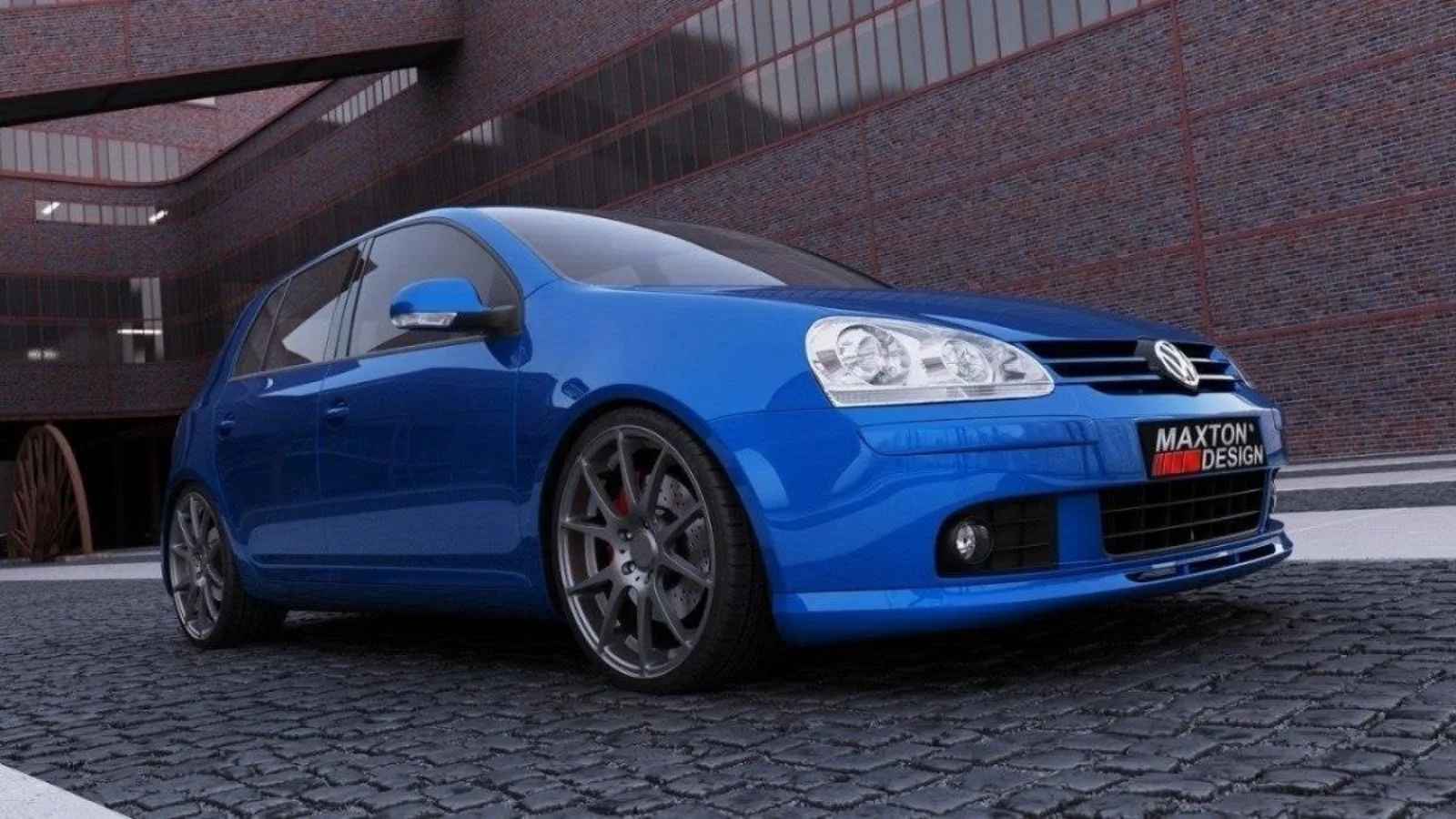 Spoiler Bumper Front compatible with VW Golf 5 Votex Look