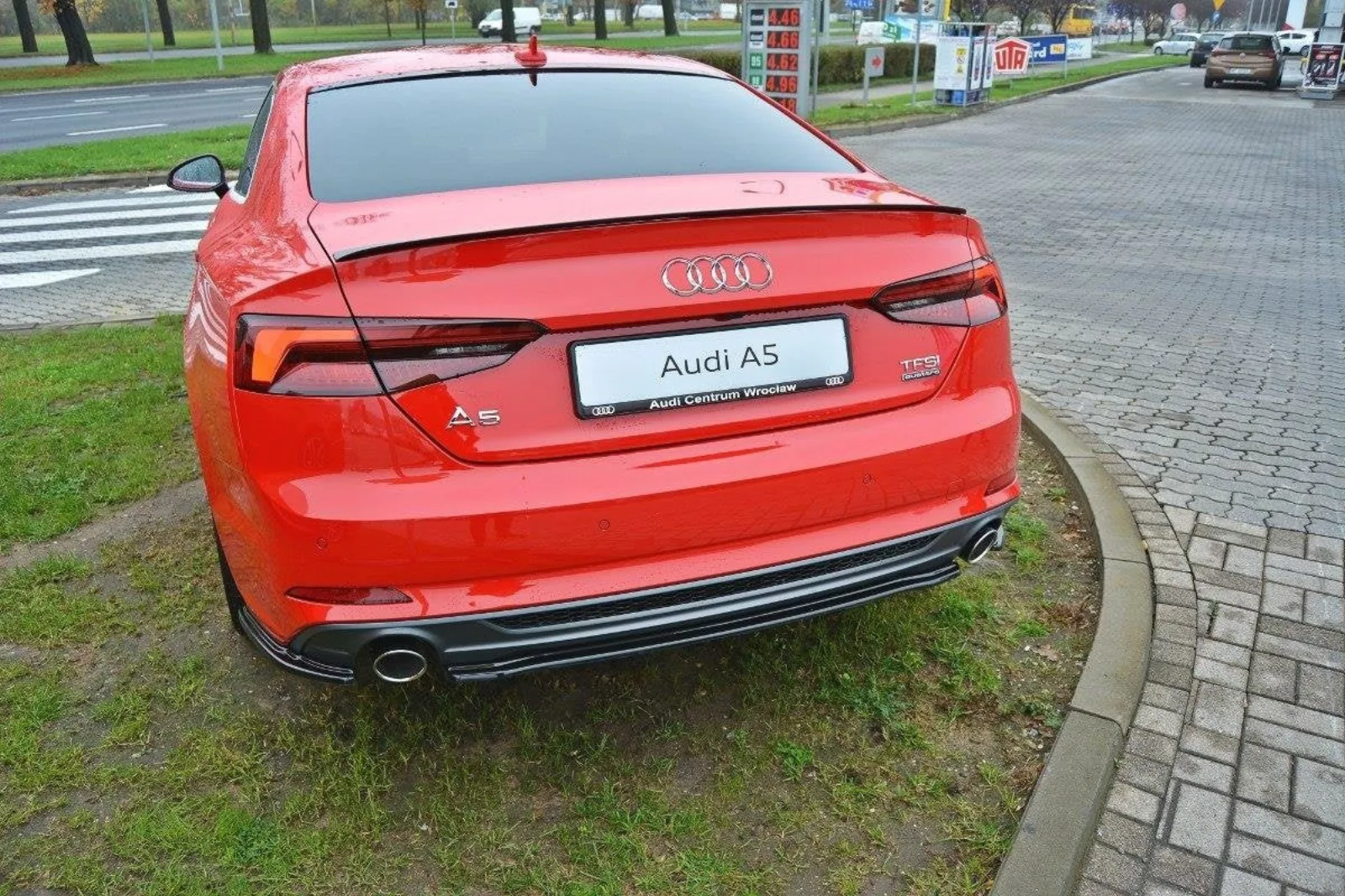 Rear Splitter compatible with Audi A5 F5 S-Line (Without Diffuser)