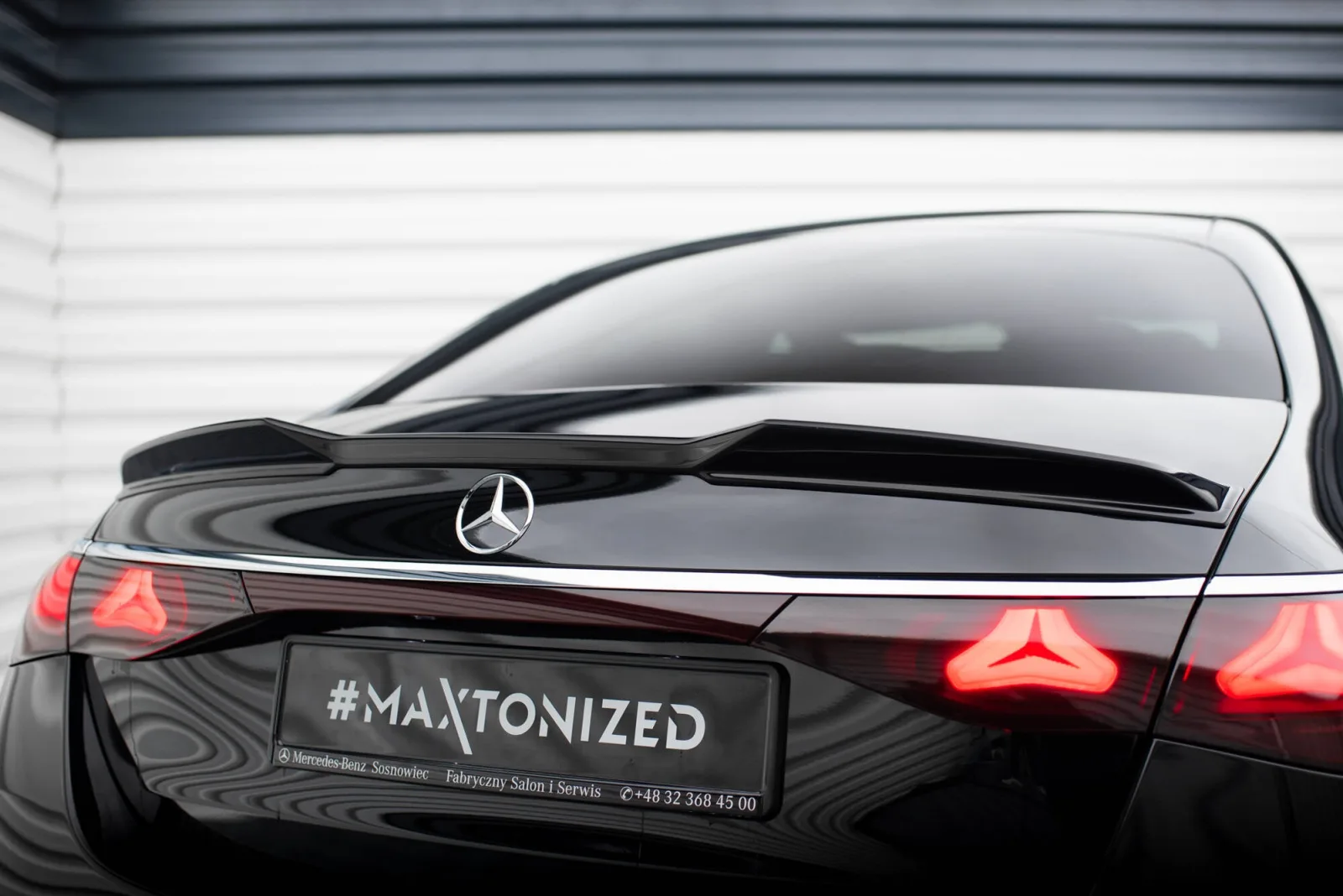 Spoiler Cap 3D compatible with Mercedes-Benz E Sedan AMG-Line W214