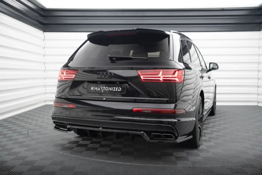 Rear Splitter (With Diffuser) compatible with Audi SQ7 / Q7 S-Line Mk2