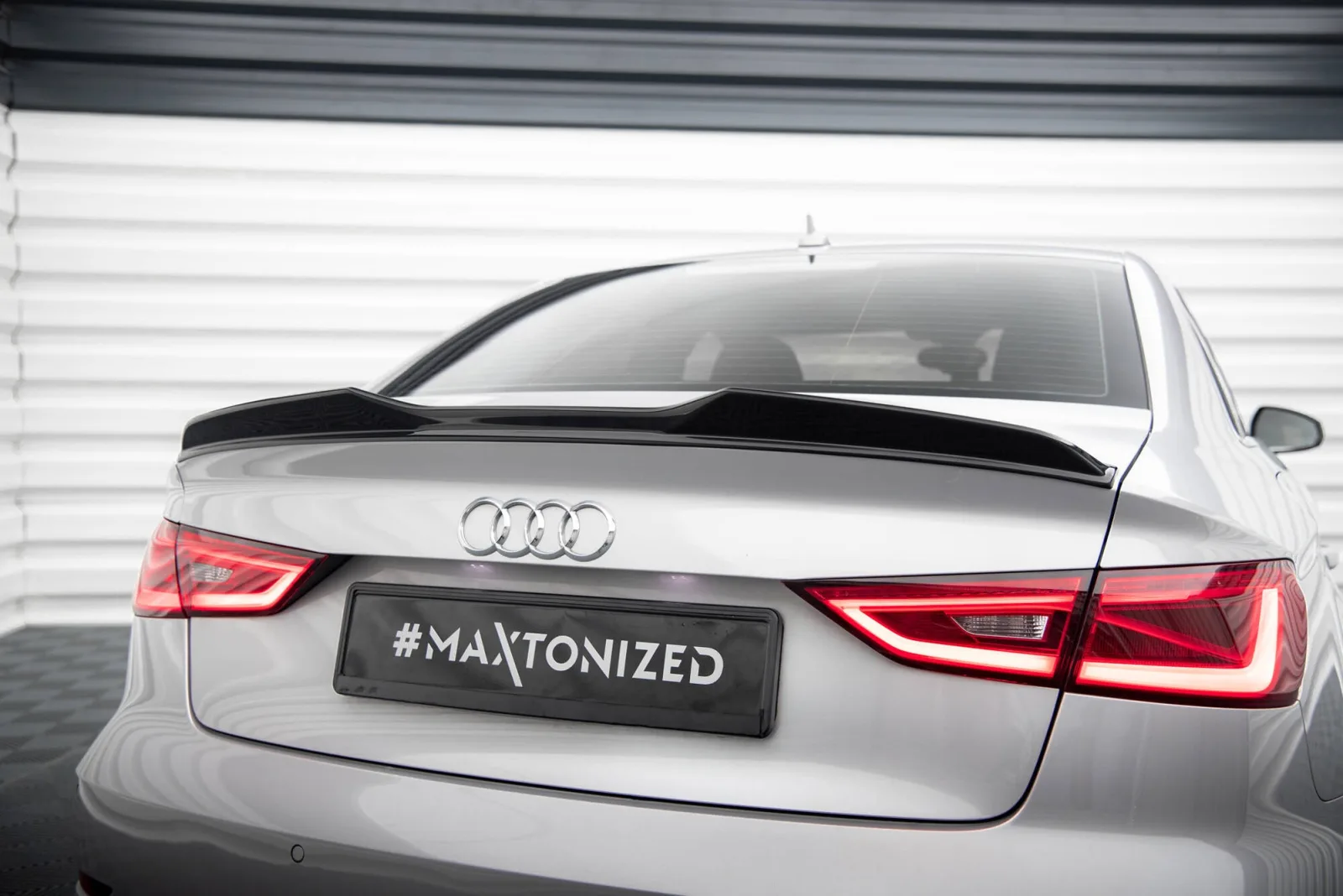 Spoiler Cap 3D compatible with Audi A3 / A3 S-Line / S3 Sedan 8V