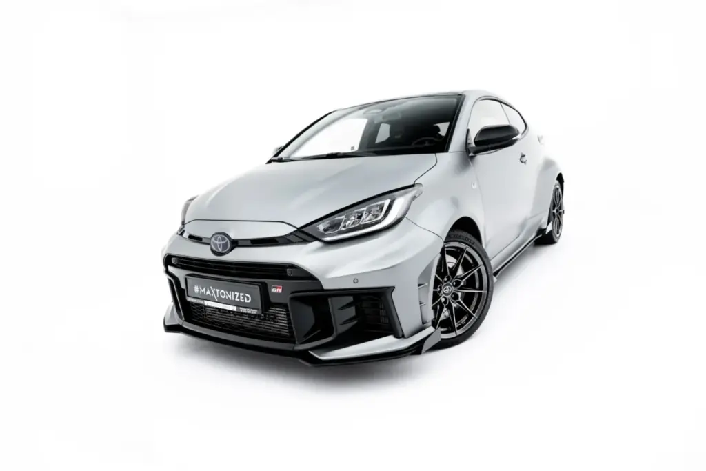 Front Splitter Street Pro + Flaps compatible with Toyota GR Yaris Mk4 Facelift