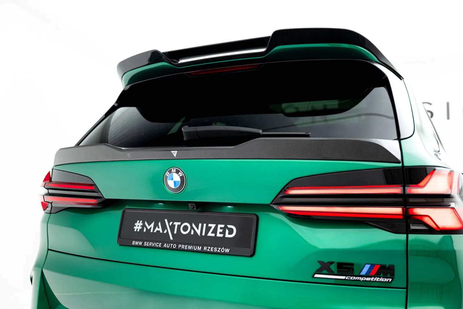 Carbon Spoiler Rear Boot Lid (Lower) Prepreg compatible with BMW X5 M / X5 M-Pack F95 / F95 Facelift / G05 Facelift
