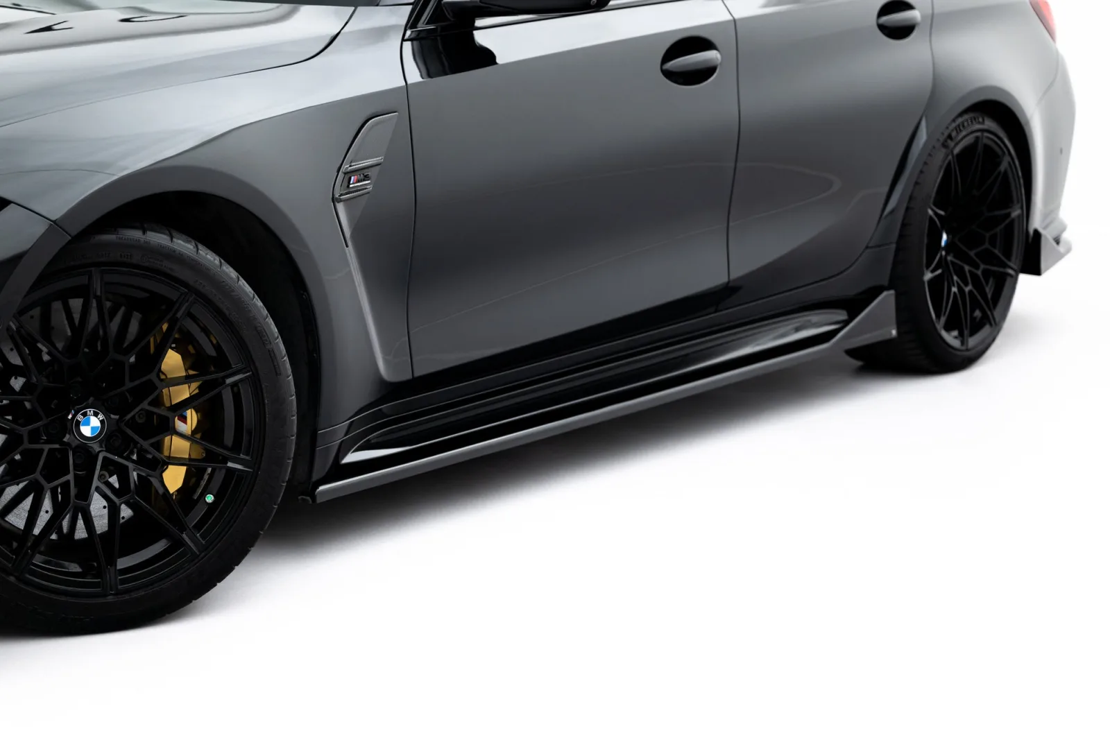 Side Skirts Diffusers V.3 CSL Look compatible with BMW M3 Sedan / Touring G80 / G81