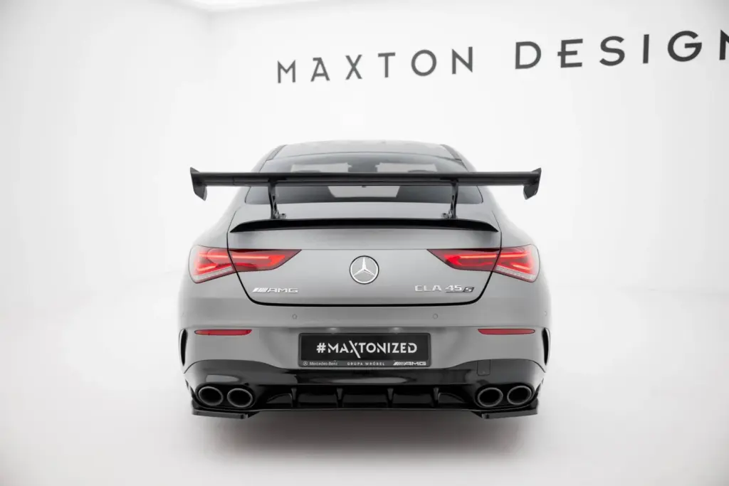 Carbon Spoiler With Internal Brackets compatible with Mercedes-Benz CLA Coupe C118 / C118 Facelift