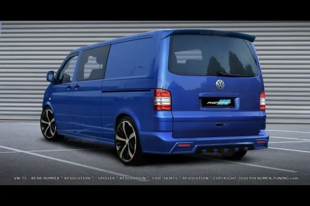 Rear Bumper compatible with VW T5  TUV Teilgutachten