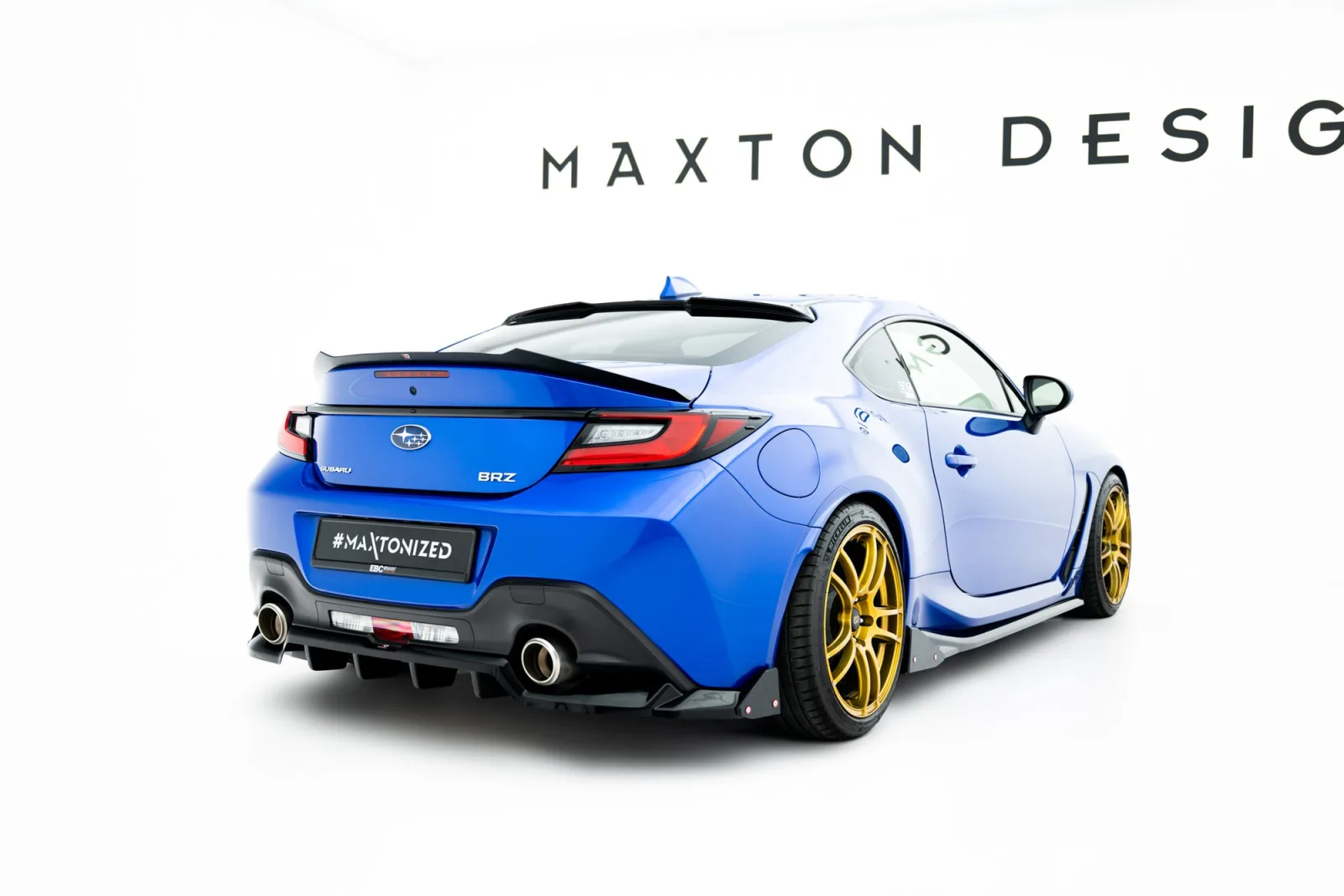 Rear Splitter (With Diffuser) V.1 + Flaps compatible with Subaru BRZ Mk2