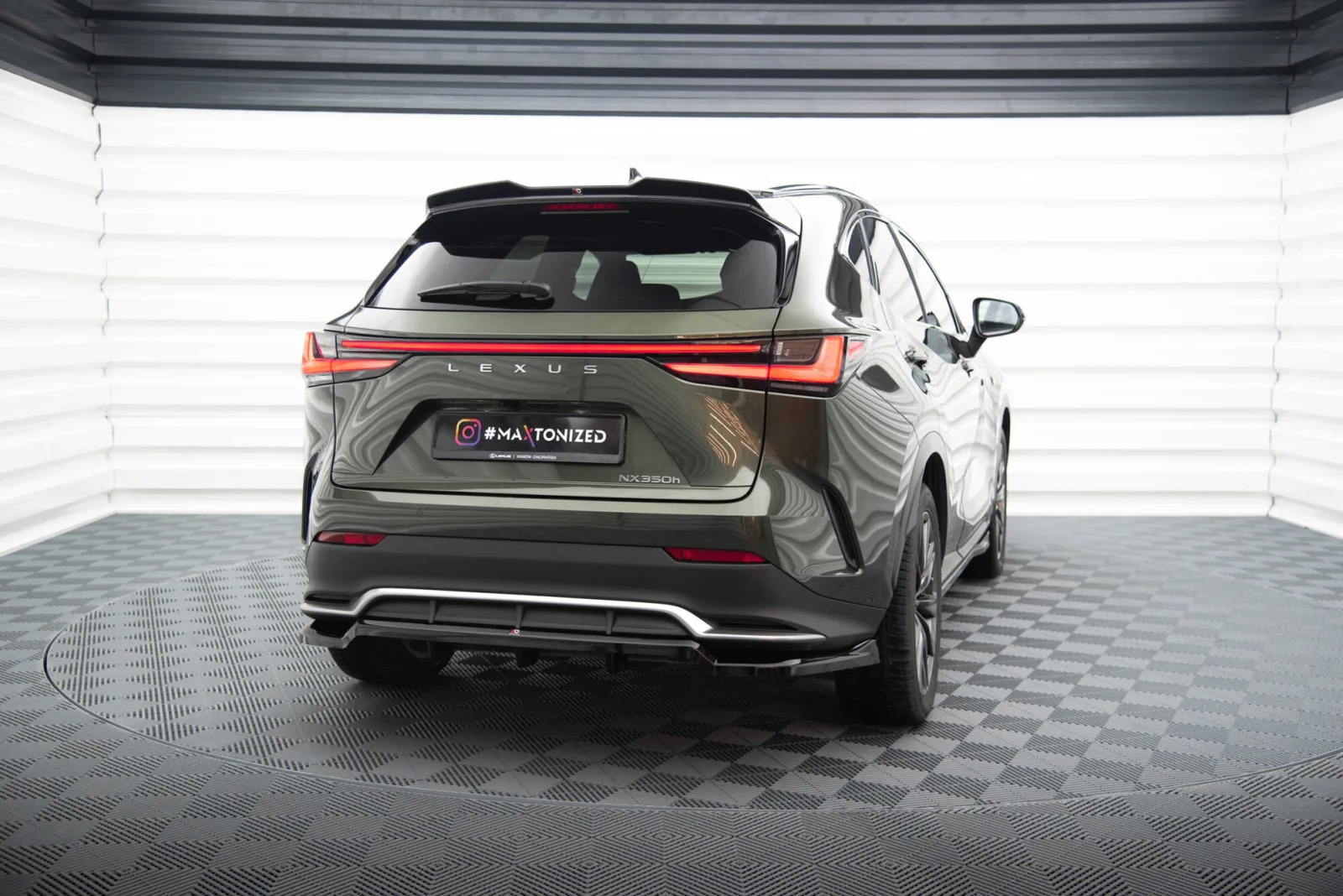 Spoiler Cap 3D compatible with Lexus NX F-Sport Mk2