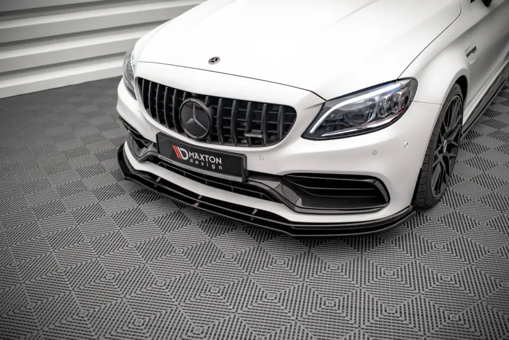 Front Splitter V.1 compatible with Mercedes-AMG C63 Coupe AMG Aero Pack C205 Facelift