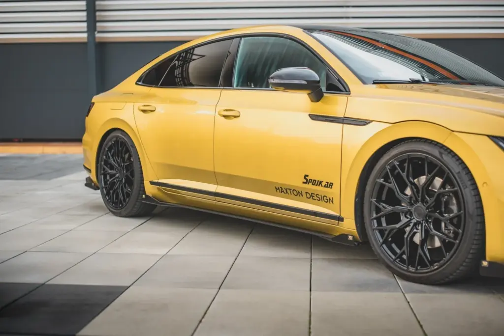 Side Skirts Diffusers Street Pro + Flaps compatible with Volkswagen Arteon R-Line Sedan / Shooting Brake Mk1