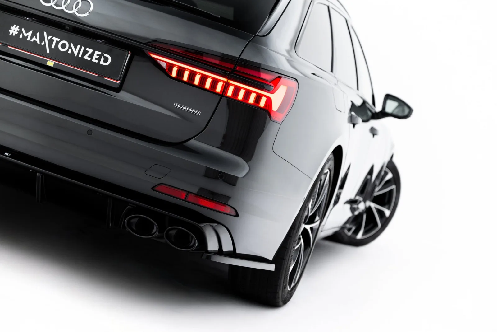 Rear Side Splitters compatible with Audi A6 Sedan / Avant C8 / C8 Facelift