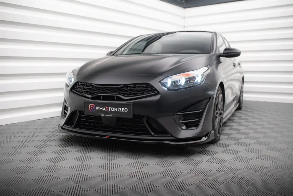 Front Splitter V.1 compatible with Kia Proceed GT Mk3 Facelift / Ceed GT / GT - Line Mk1 Facelift