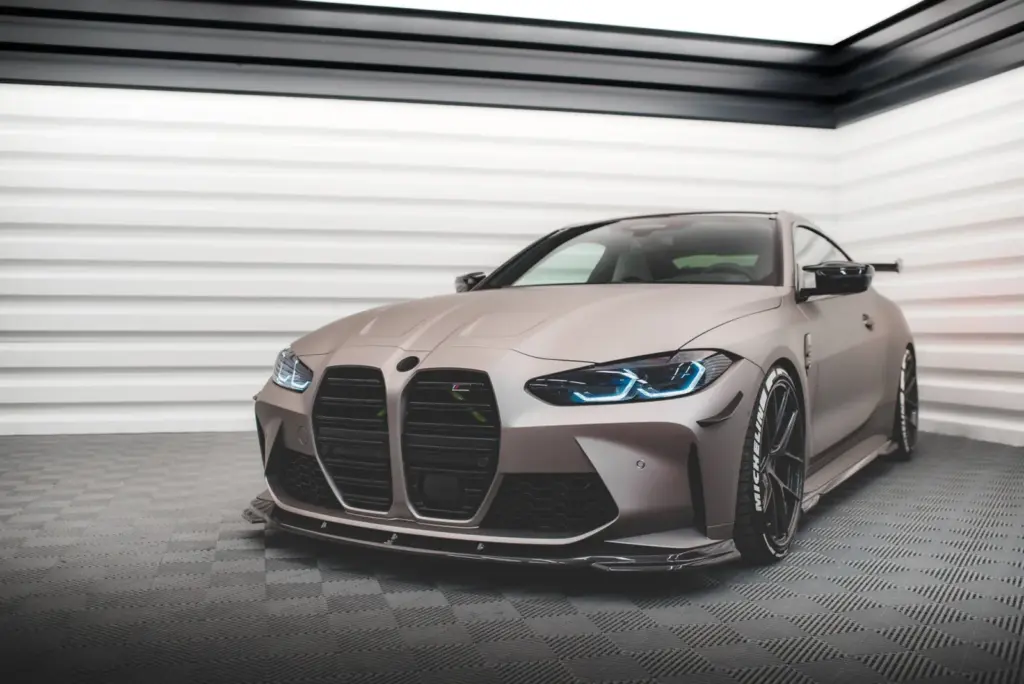Prepreg Carbon Front Splitter V.2 compatible with BMW M4 G82 / G82 Facelift