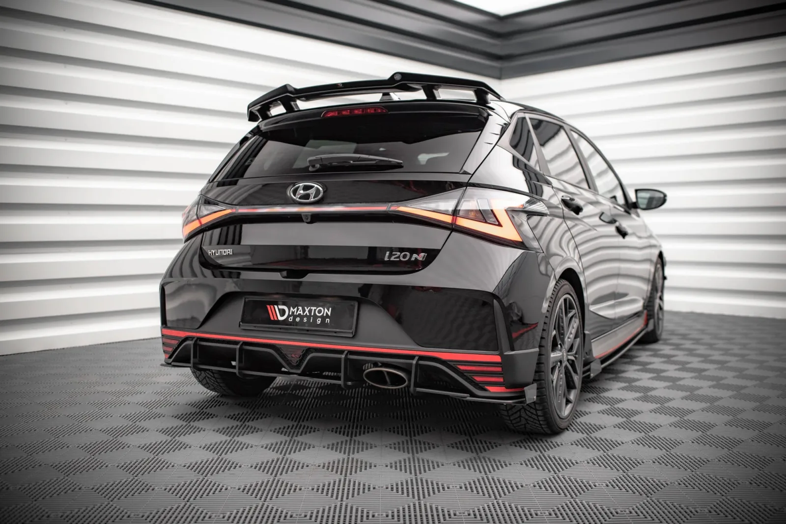 Rear Diffuser Street Pro compatible with Hyundai I20 N Mk3