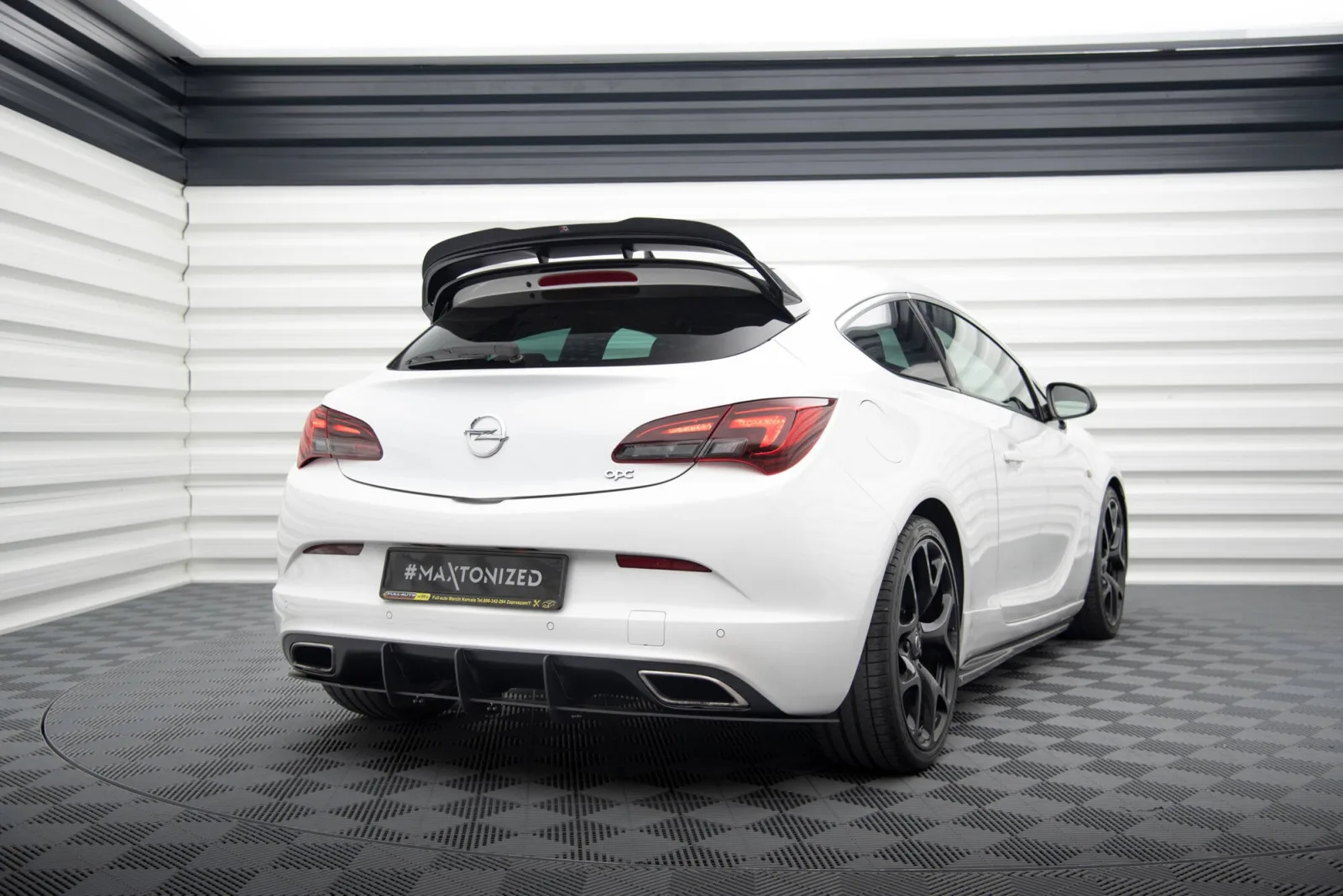 Rear Diffuser compatible with Opel Astra J OPC/VXR