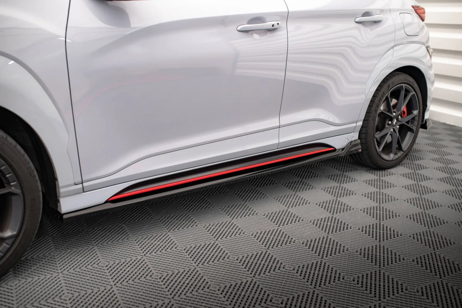 Side Skirts Diffusers V.2 compatible with Hyundai Kona N Mk1