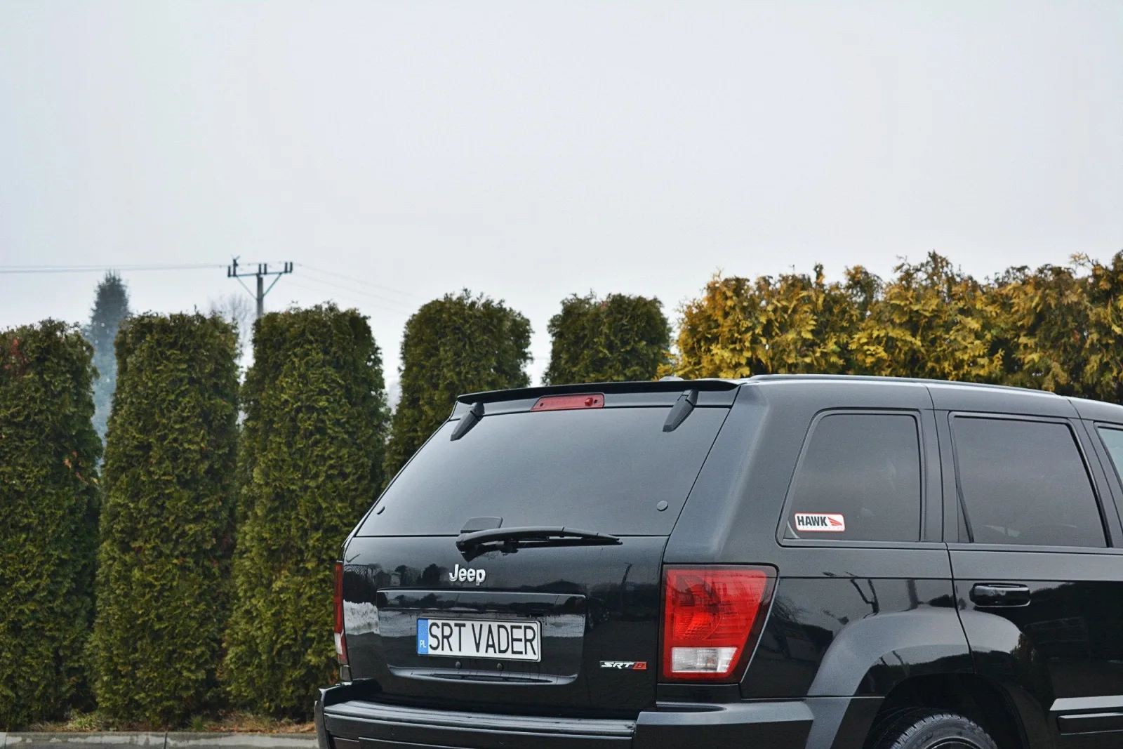 Spoiler Cap compatible with JEEP GRAND CHEROKEE WK STR8