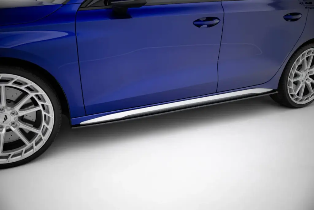 Side Skirts Diffusers Street Pro V.2 compatible with Audi A3 S-Line Sedan / S3 Sedan 8Y / 8Y Facelift