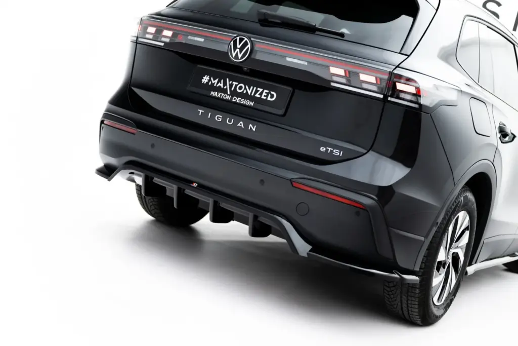 Rear Splitter (With Diffuser) compatible with Volkswagen Tiguan Mk3