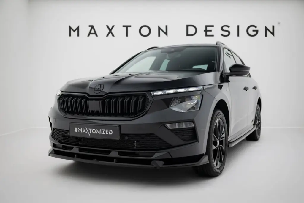 Front Splitter V.2 compatible with Skoda Kamiq Monte Carlo Mk1 Facelift