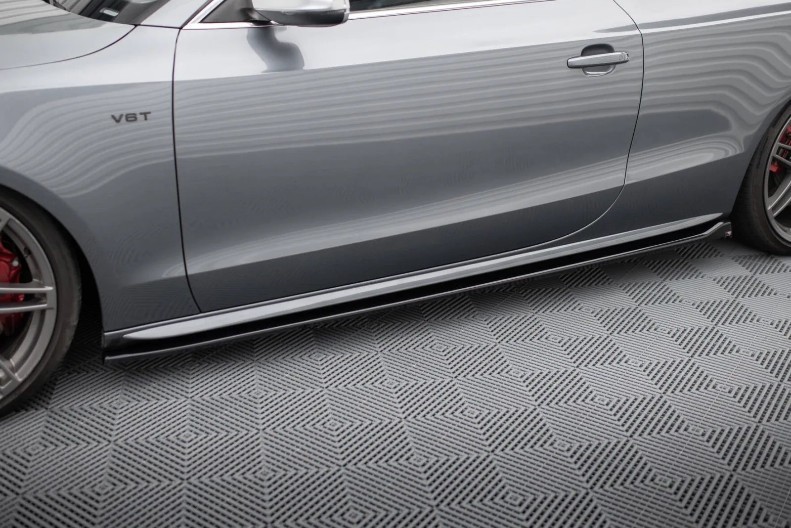 Side Skirts Diffusers V.2 compatible with Audi S5 / A5 S-Line Coupe 8T / 8T Facelift