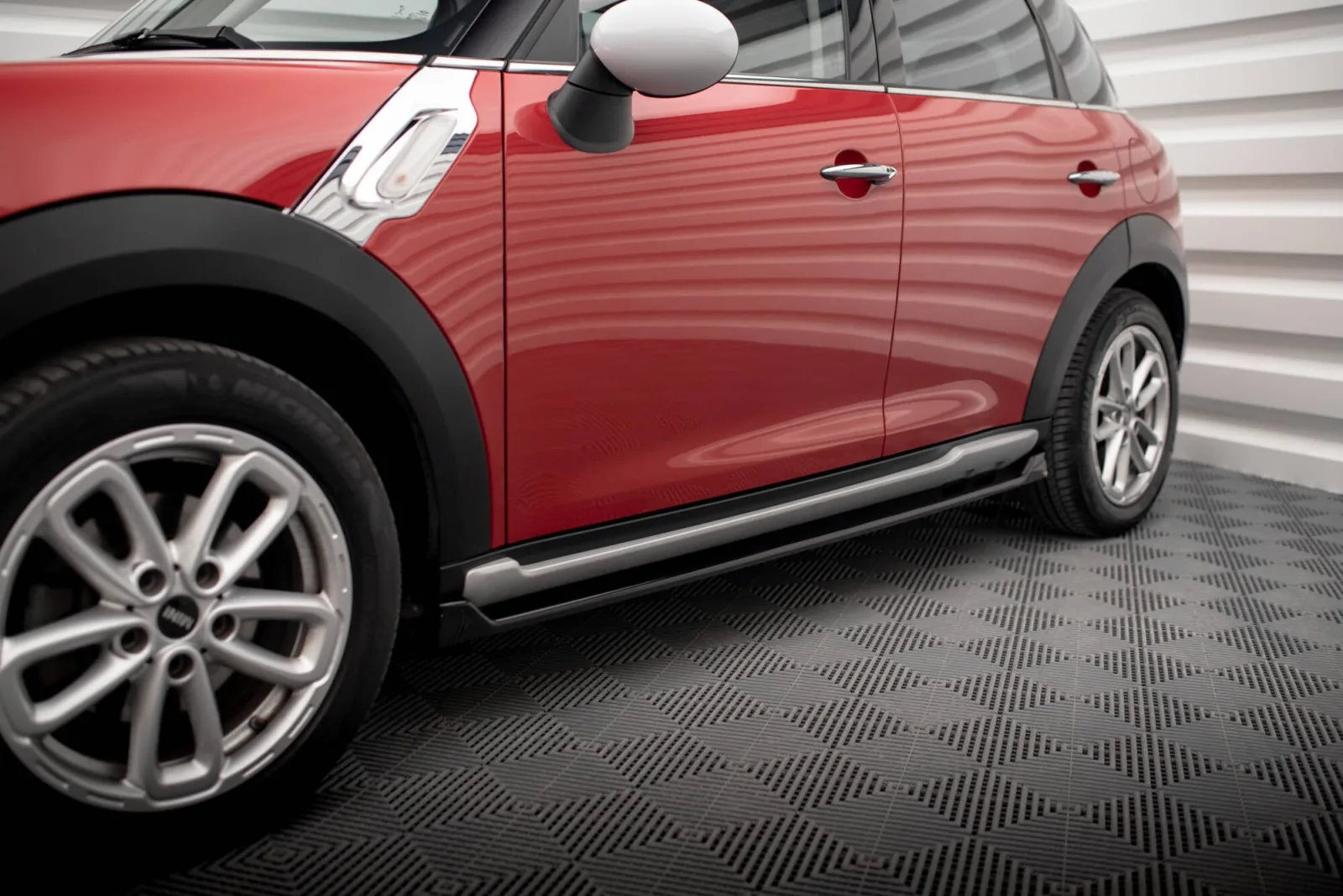 Side Skirts Diffusers compatible with Mini Cooper Countryman R60 Facelift