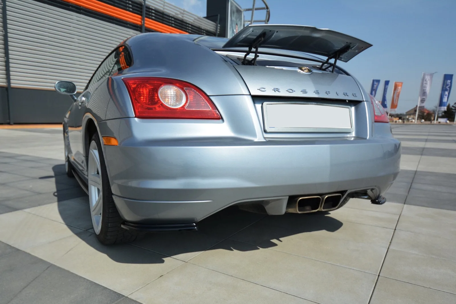 Rear Side Splitters compatible with CHRYSLER CROSSFIRE