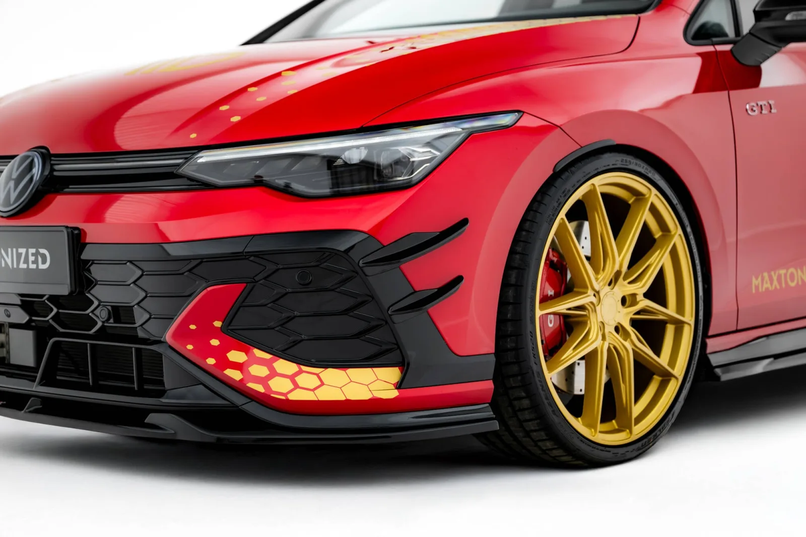 Canards compatible with Volkswagen Golf GTI Clubsport Mk8 Facelift