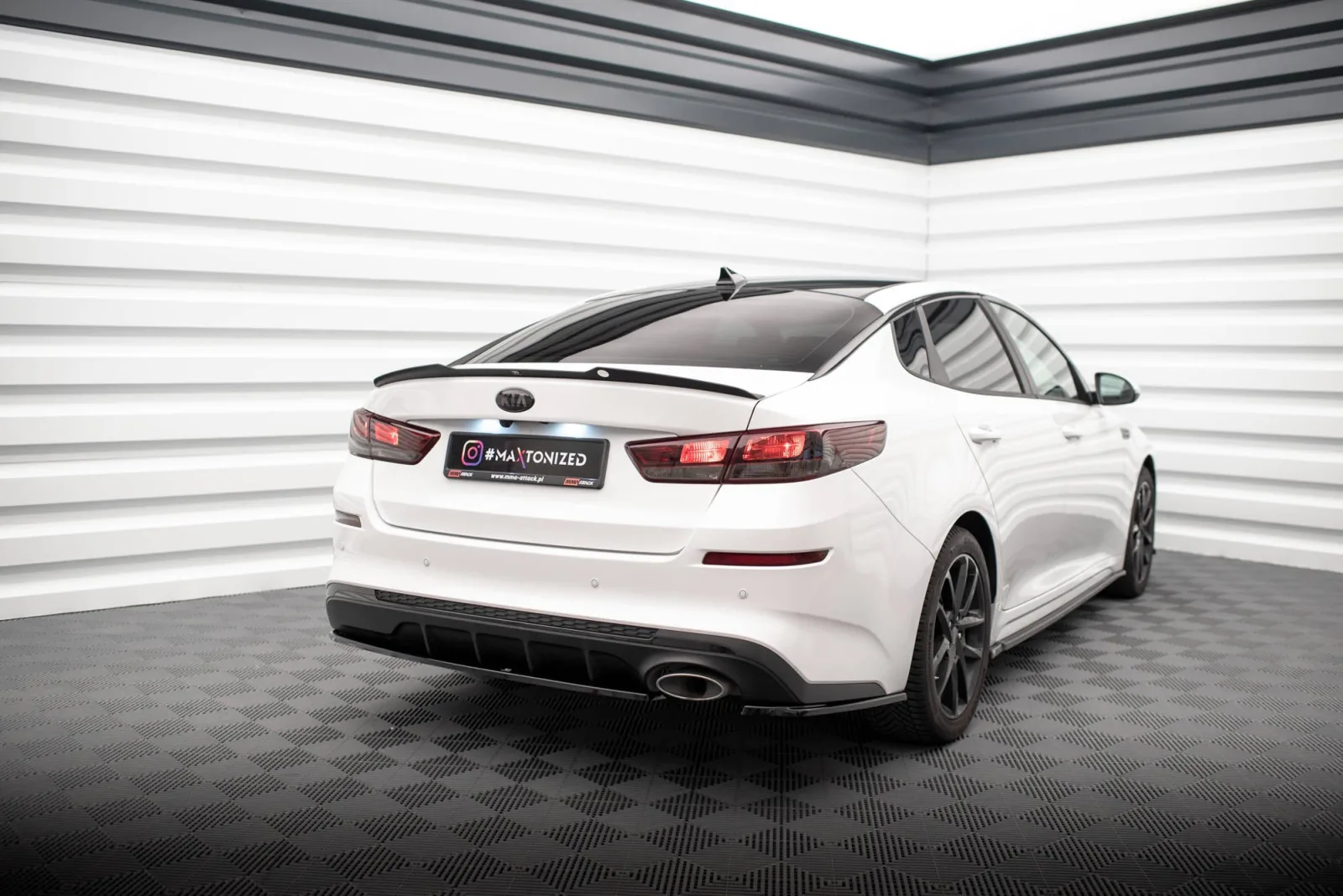 Rear Side Splitters V.1 compatible with Kia Optima Mk4 Facelift