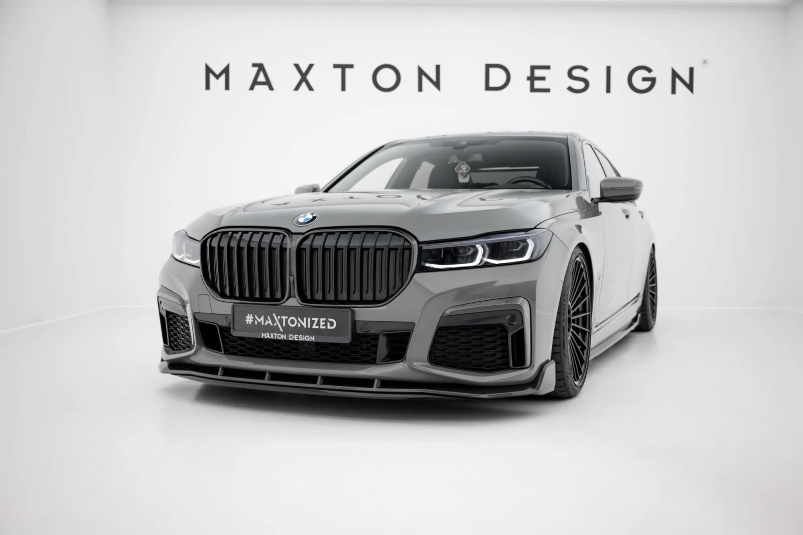 Carbon Splitter Prepreg + Splitter ABS Front compatible with BMW 7 M-Pack G11 Facelift