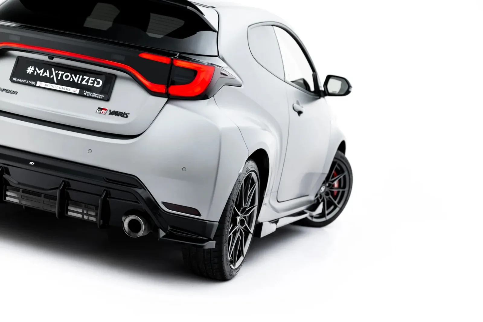 Rear Side Splitters V.3 compatible with Toyota GR Yaris Mk4 Facelift