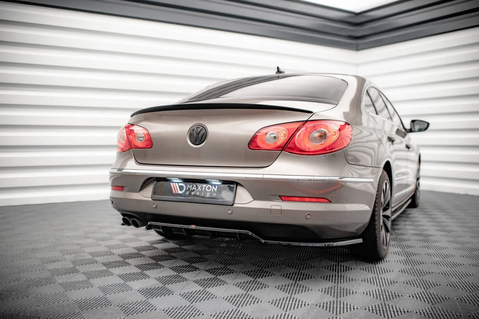 Rear Splitter (With Diffuser) compatible with Volkswagen Passat CC