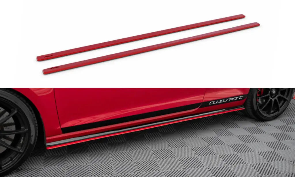 Side Skirts Diffusers compatible with Volkswagen Golf GTI Clubsport Mk7